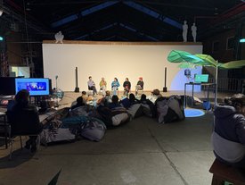 Ein Podiumsgespräch findet auf einem Symposium zur Kunst im Spiel in der KulturRegion Stuttgart statt.