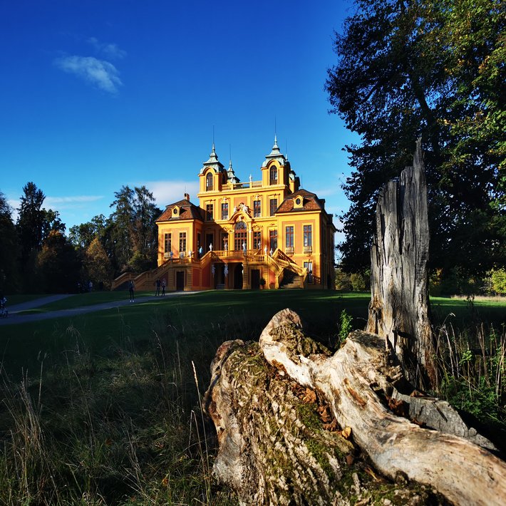 Blick auf Schloß Favorite