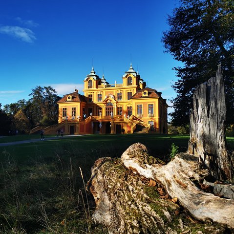 Blick auf Schloß Favorite