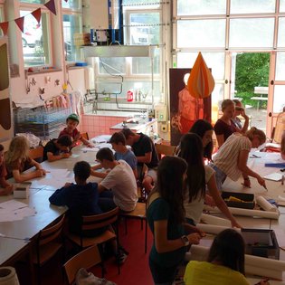 Workshop mit Rolf-Bernhard Essig in Göppingen im Rahmen des Projekts #sprichklartext der KulturRegion Stuttgart 2017