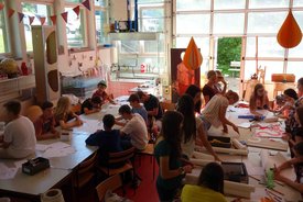 Workshop mit Rolf-Bernhard Essig in Göppingen im Rahmen des Projekts #sprichklartext der KulturRegion Stuttgart 2017
