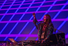 Abschlussfest des Festivals "Unter Beobachtung" im Stuttgarter Kunstverein Wagenhalle, Meike Boltersdorf