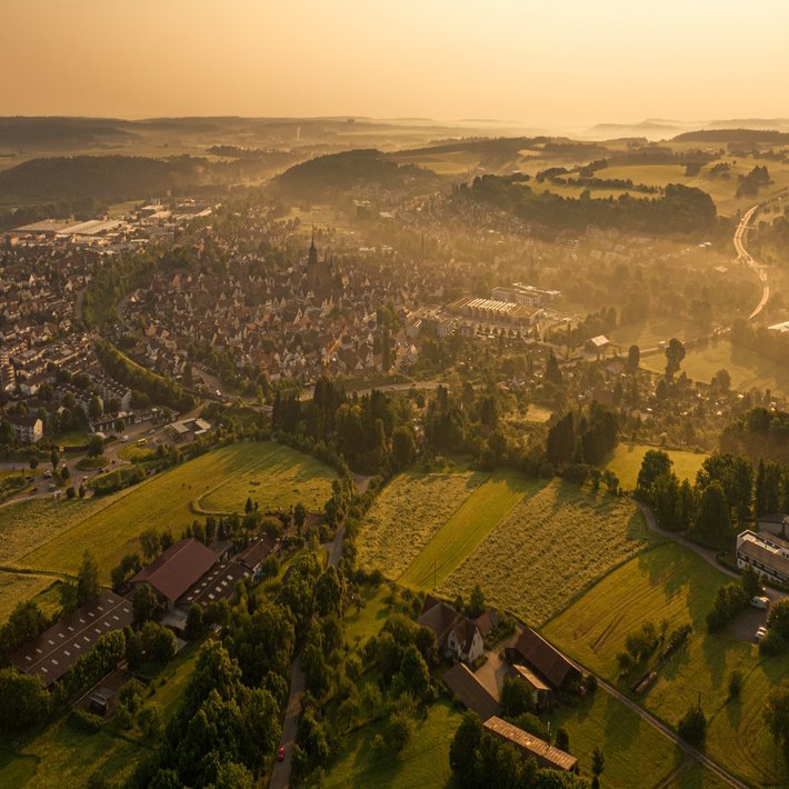 Vogelperspektive von Weil der Stadt