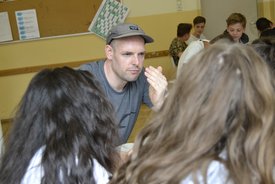 Workshop mit Bas Böttcher in Göppingen im Rahmen des Projekts #sprichklartext der KulturRegion Stuttgart 2017