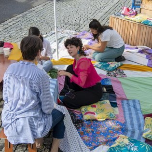 Kunstprojekt "Eine Unterhaltung im Freien" im Rahmen des Projekts SPIEL:RAUM der KulturRegion Stuttgart 2021-2022