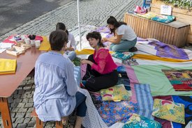 Kunstprojekt "Eine Unterhaltung im Freien" im Rahmen des Projekts SPIEL:RAUM der KulturRegion Stuttgart 2021-2022
