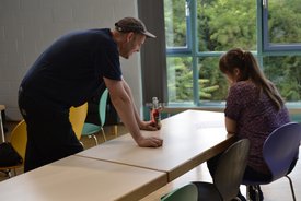Workshop mit Bas Böttcher in Ditzingen im Rahmen des Projekts #sprichklartext der KulturRegion Stuttgart 2017