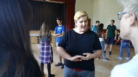 Workshop von Theater ohne Gewähr in Ludwigsburg im Rahmen des Projekts #sprichklartext der KulturRegion Stuttgart 2017