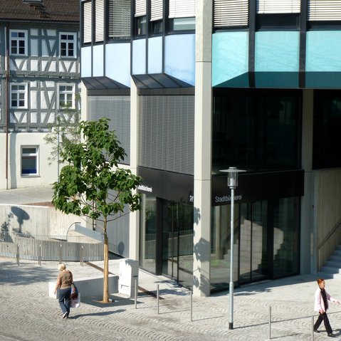 Aussenansicht Stadtbücherei Waiblingen