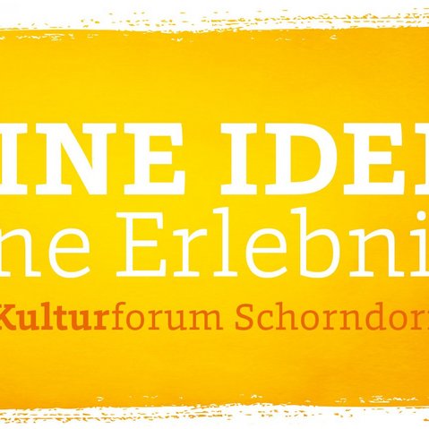 Grafik mit dem Text: Deine Ideen. Deine Erlebnisse.