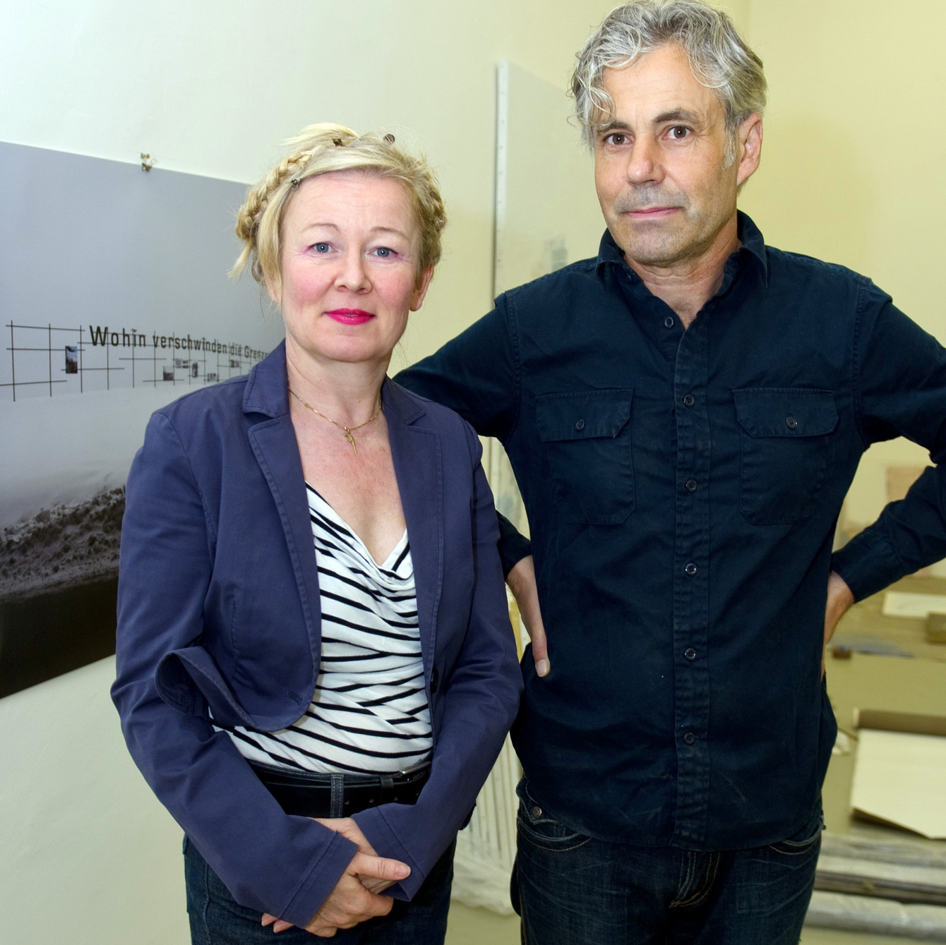 Künstler Iris Andraschek und Hubert Lobnig