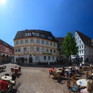 Blick auf den Marktplatz