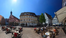 Blick auf den Marktplatz