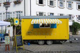 Der Bauwagen in Nürtingen im Rahmen des Projekts SPIEL:RAUM der KulturRegion Stuttgart 2021-2022