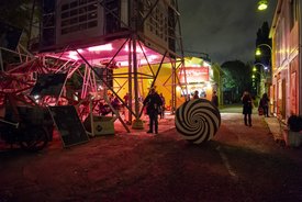 Abschlussfest des Festivals "Unter Beobachtung" im Stuttgarter Kunstverein Wagenhalle