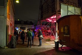 Abschlussfest des Festivals "Unter Beobachtung" im Stuttgarter Kunstverein Wagenhalle