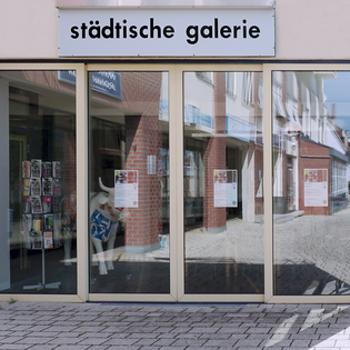 Eingangsbereich der Städtischen Galerie in Filderstadt.