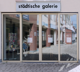 Eingangsbereich der Städtischen Galerie in Filderstadt.
