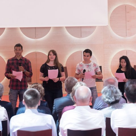 Auftakt zum Projekt #sprichklartext der KulturRegion Stuttgart bei "Ethik in der Region" im Hospitalhof am 30.6.2017