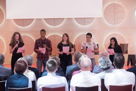 Auftakt zum Projekt #sprichklartext der KulturRegion Stuttgart bei "Ethik in der Region" im Hospitalhof am 30.6.2017