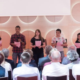 Auftakt zum Projekt #sprichklartext der KulturRegion Stuttgart bei "Ethik in der Region" im Hospitalhof am 30.6.2017