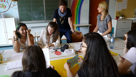 Workshop mit Jakob Nacken in Waldenbuch im Rahmen des Projekts #sprichklartext der KulturRegion Stuttgart 2017