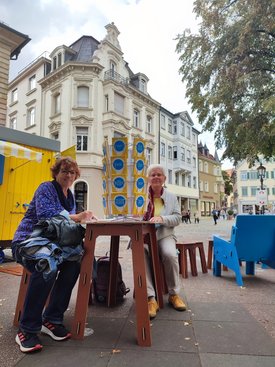 Der Bauwagen in Esslingen am Neckar im Rahmen des Projekts SPIEL:RAUM der KulturRegion Stuttgart 2021-2022