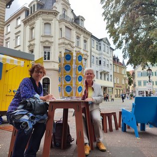 Der Bauwagen in Esslingen am Neckar im Rahmen des Projekts SPIEL:RAUM der KulturRegion Stuttgart 2021-2022