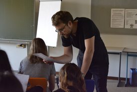 Workshop mit Lars Ruppel in Ditzingen im Rahmen des Projekts #sprichklartext der KulturRegion Stuttgart 2017