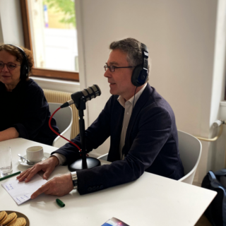 Gast Klaus Stemmler im Gespräch