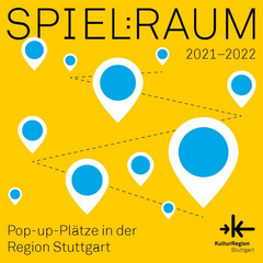 Key Visual Projekt SPIEL:RAUM der KulturRegion Stuttgart 2021-2022