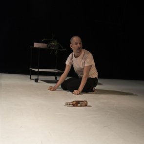 Aufnahme von Michael Turinsky während einer Vorstellung.