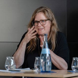 Melanie Mohren im Gespräch