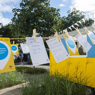 Der Bauwagen in Nürtingen im Rahmen des Projekts SPIEL:RAUM der KulturRegion Stuttgart 2021-2022