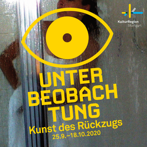 Key Visual Festival "Unter Beobachtung" der KulturRegion Stuttgart 2020