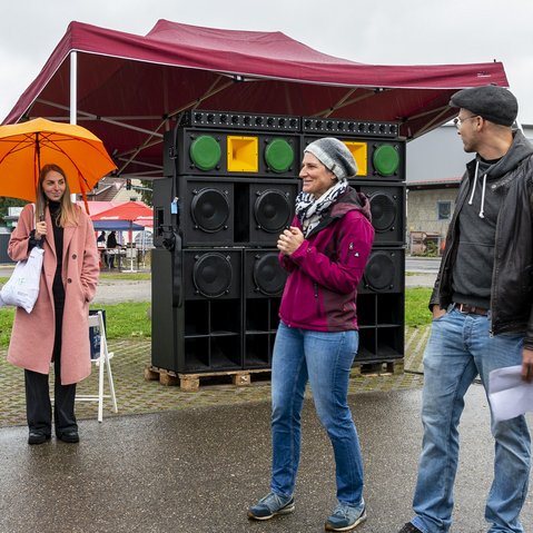 Projekt "Zukunftsklangraum" beim Festival ÜBER:MORGEN der KulturRegion Stuttgart