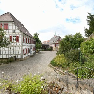 Blick auf die historische Mitte Echterdingens