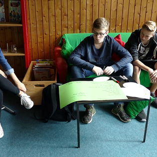 Workshop mit Jakob Nacken in Waldenbuch im Rahmen des Projekts #sprichklartext der KulturRegion Stuttgart 2017