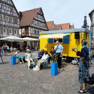 »Geschichten unter der Haube« 2019: Der Pop-up-Salon in Winnenden
