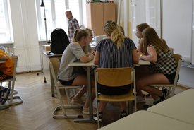 Workshop mit Bas Böttcher in Göppingen im Rahmen des Projekts #sprichklartext der KulturRegion Stuttgart 2017