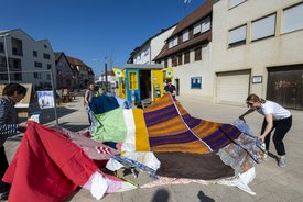 „Eine Unterhaltung im Freien“ in Winnenden im Rahmen des Projekts SPIEL:RAUM der KulturRegion Stuttgart 2021-2022