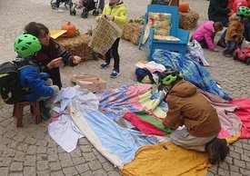 „Eine Unterhaltung im Freien“ in Vaihingen an der Enz im Rahmen des Projekts SPIEL:RAUM der KulturRegion Stuttgart 2021-2022