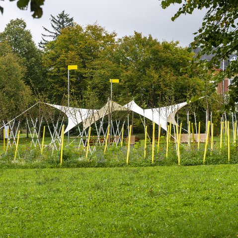 Kunstprojekt von Bureau Baubotanik beim Festival ÜBER:MORGEN der KulturRegion Stuttgart