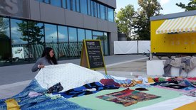 „Eine Unterhaltung im Freien“ in Remseck am Neckar im Rahmen des Projekts SPIEL:RAUM der KulturRegion Stuttgart 2021-2022