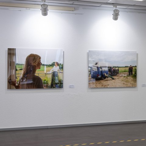 Kunstprojekt "Familia" von Katharina Mayer beim Festival „Unter Beobachtung“ der KulturRegion Stuttgart 2020