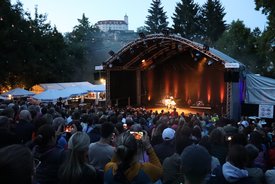 Kultursommer: Blick auf die Bühne