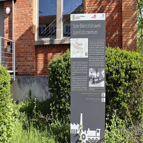 Aussentafel Altes E-Werk