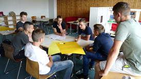 Workshop mit Jakob Nacken in Waldenbuch im Rahmen des Projekts #sprichklartext der KulturRegion Stuttgart 2017