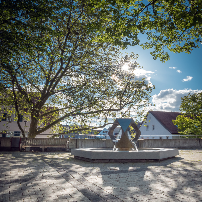 Blick auf den Platz.