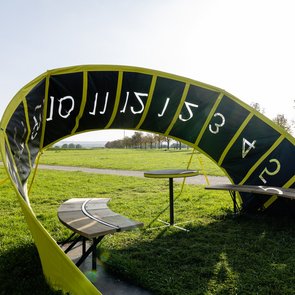 Kunstprojekt "About Tomorrow-Solar Pavilion" von Studierenden der Summerschool, ABK Stuttgart, beim Festival ÜBER:MORGEN der KulturRegion Stuttgart